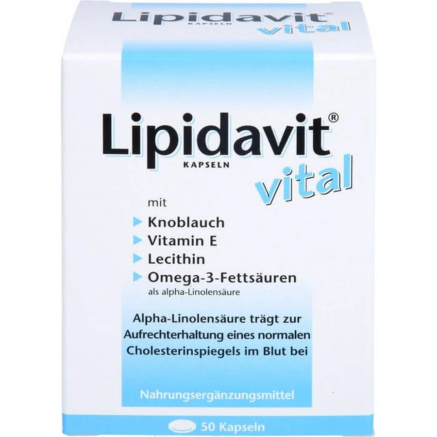 LIPIDAVIT Vital Cápsulas 50 Cápsulas