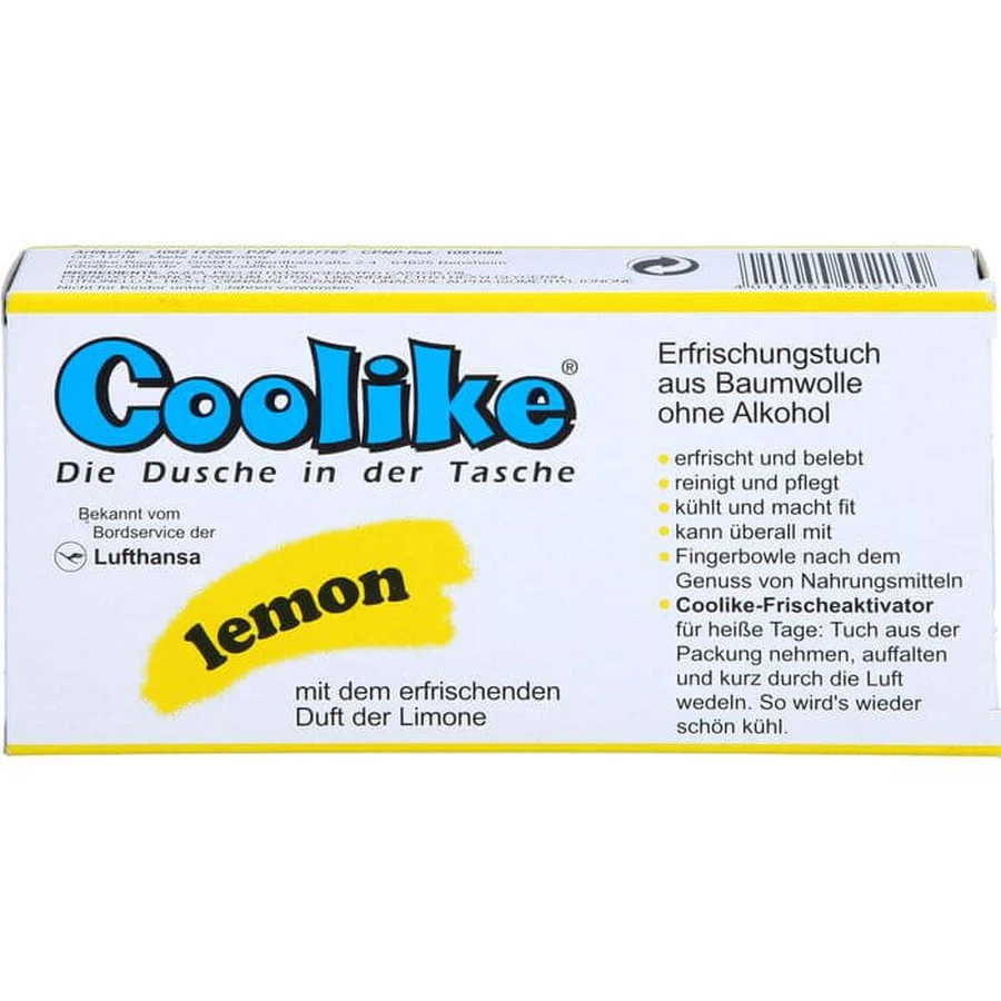 COOLIKE salviette umidificate limone BW 5 pz.