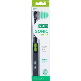 GUM SONIC DAILY sonic toothbrush black 1 pc.