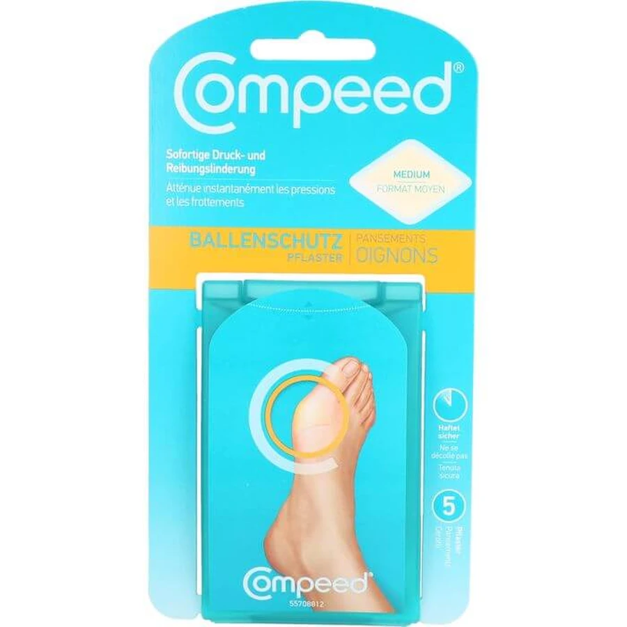 COMPEED bunionbeschermende pleister 5 stuks.