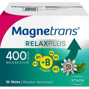 MAGNETRANS Relax+ 400 mg granule sticks afine 50 buc.