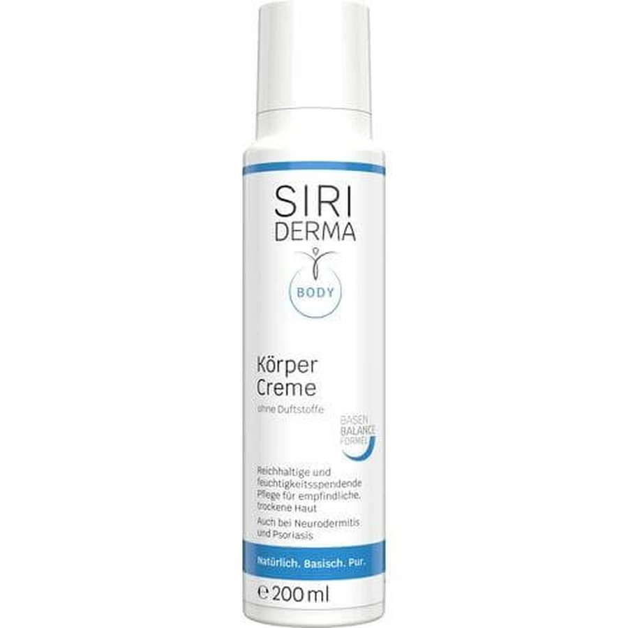 SIRIDERMA crème corporelle sans parfum 200 ml