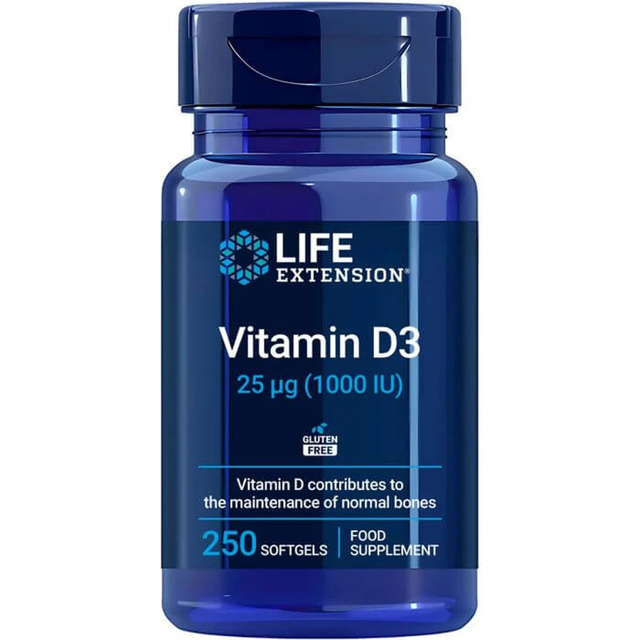 VITAMINA D3 25 µg 1000 U.I. capsule molli 250 pz.