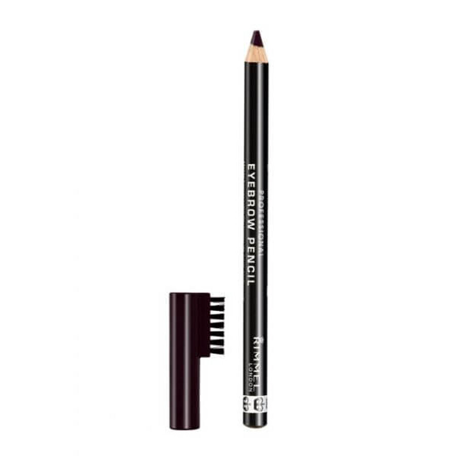 Lápiz de cejas 004 Negro, 1,4 g, Rimmel London Professional