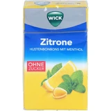 WICK Citroen & natuurlijke menthol snoepjes zonder suiker Clickbox 46 g