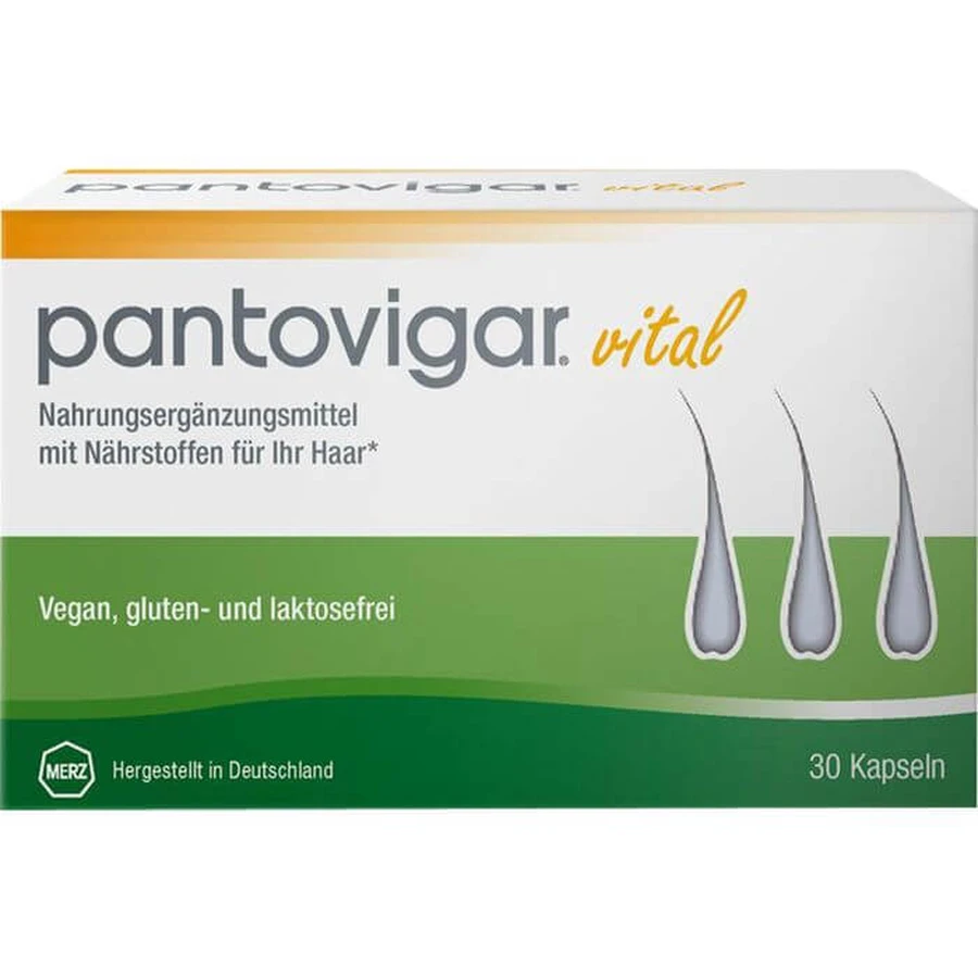 PANTOVIGAR vital capsules with nutrients for hair 30 pcs.