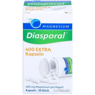 MAGNESIO DIASPORAL 400 Cápsulas Extra 20 Cápsulas