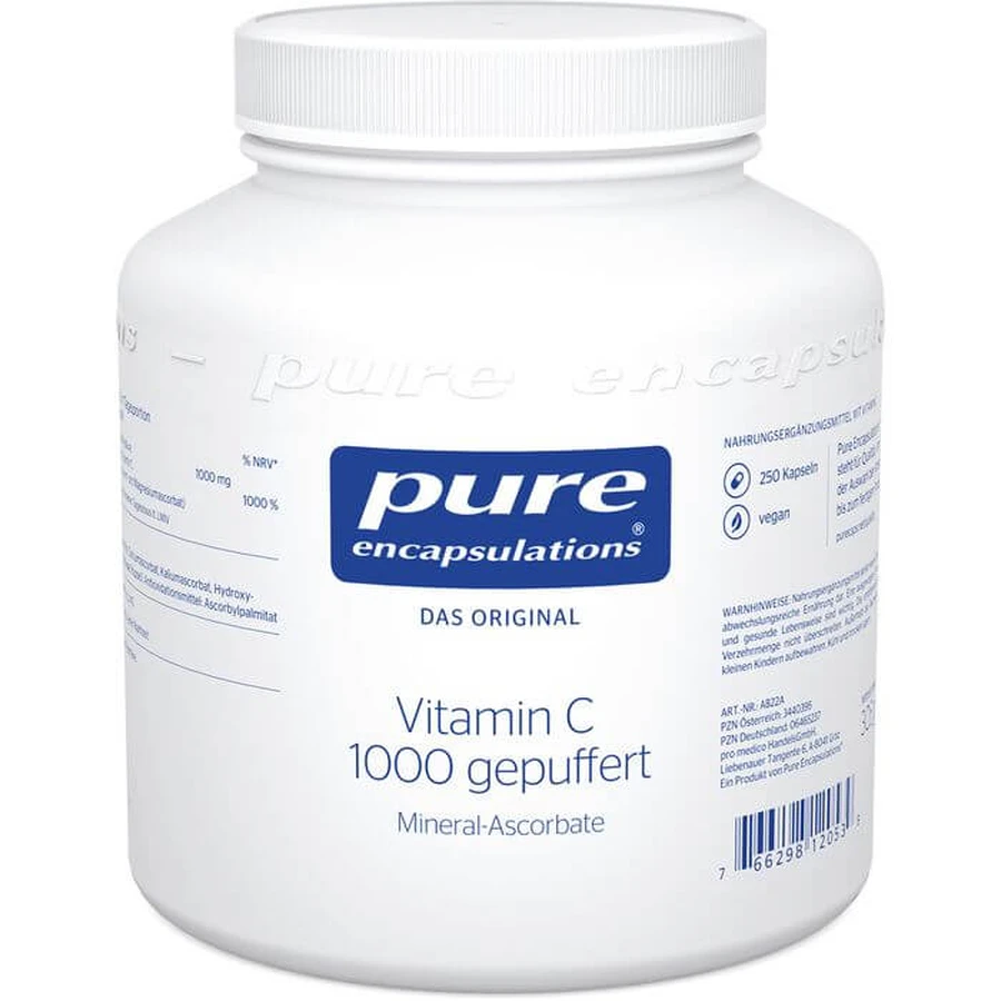 ENCAPSULAZIONI PURE Vitamina C 1000 Capsule tamponate. 250 pz.