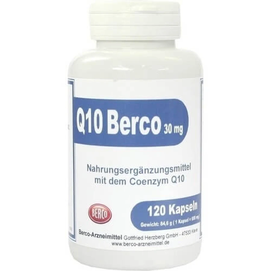 Q10 BERCO 30 mg kapsułki 120 kapsułek: ceny i cechy