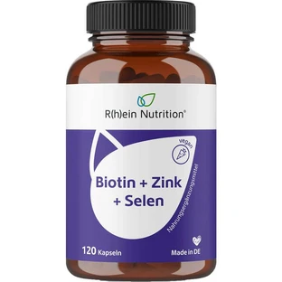 BIOTIN+ZINC+Selenium voor huid haar & nagels capsules 120 Capsules