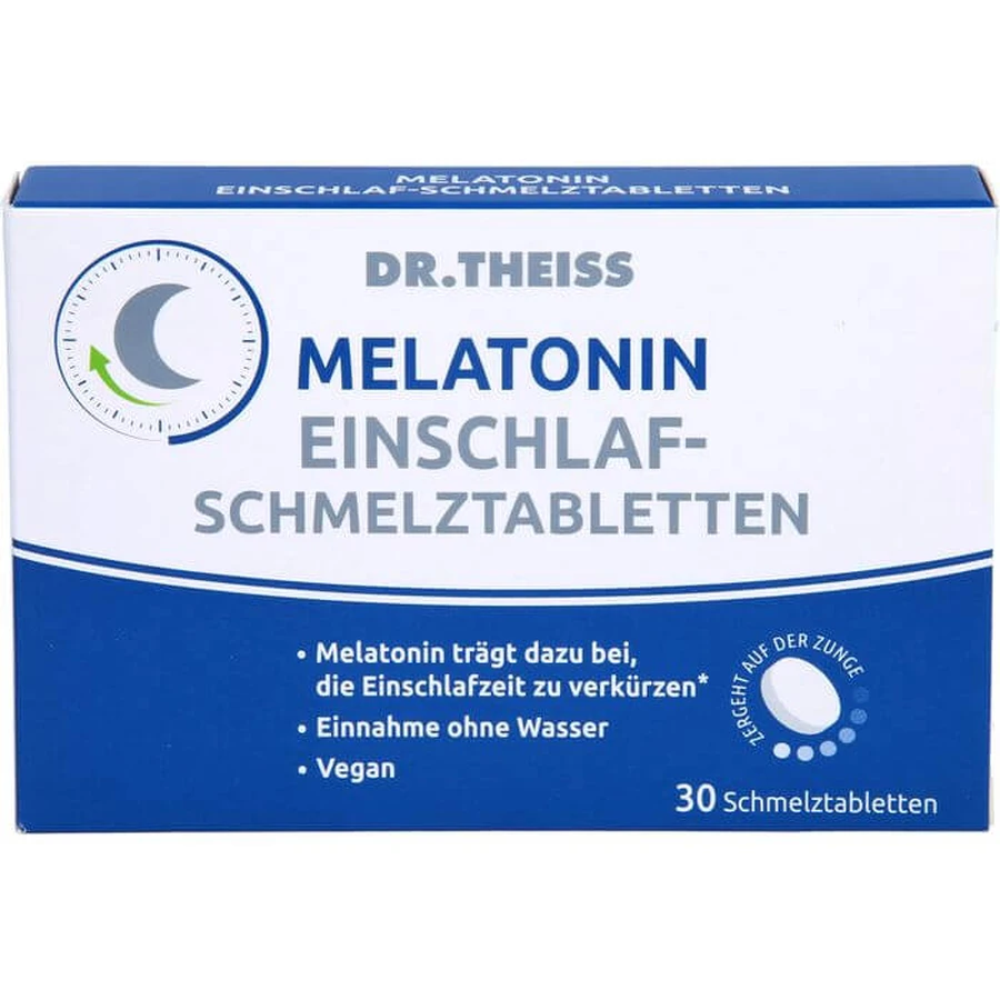 DR.THEISS Melatonina Melatonina Comprimidos 30 Cápsulas