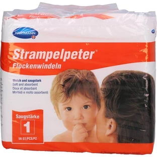 Pañales STRAMPELPETER fluff absorbencia 1 56 uds.
