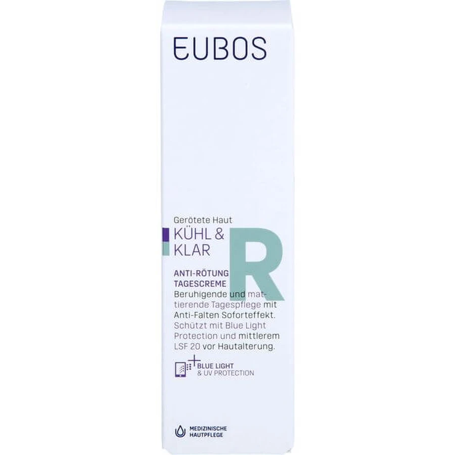 EUBOS COOL & CLEAR Anti-Redness Dagcrème SPF 20 40 ml