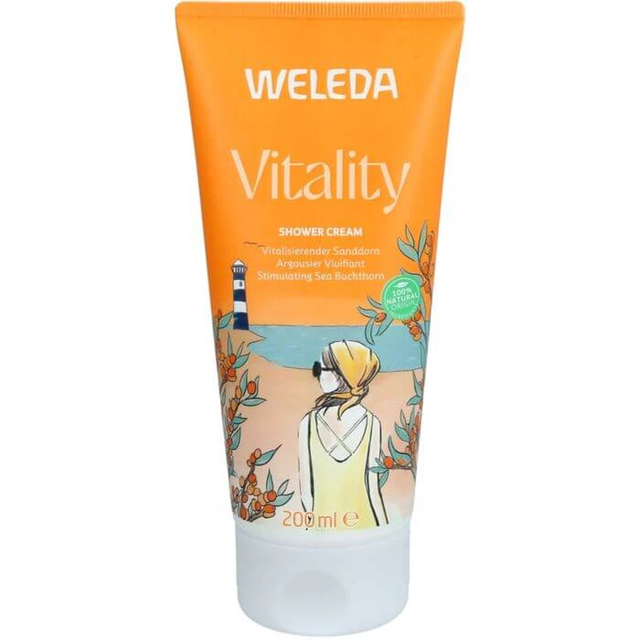 WELEDA Vitaliteit Douchecrème Duindoorn 200 ml