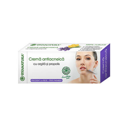 Crema antiacneica, 20 ml, Vivanatura