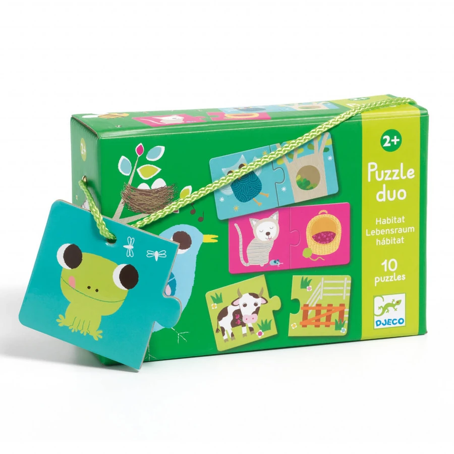 Djeco Habitat duo puzzle
