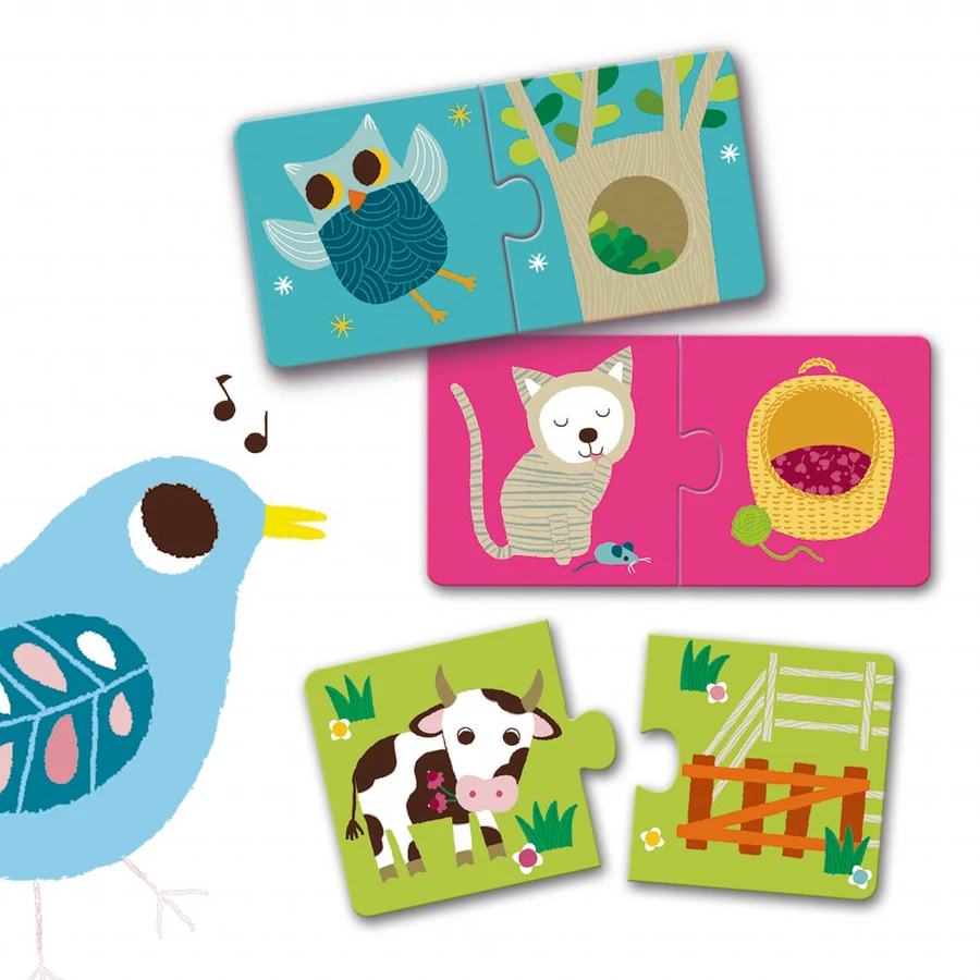 Djeco Habitat duo puzzle