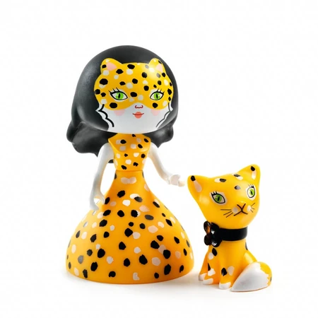 Figurita Arty Toys Princesa Felina y Cleo la gata, Djeco