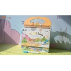 Draagbaar aquarel schilderboek - Kleine lettertjes