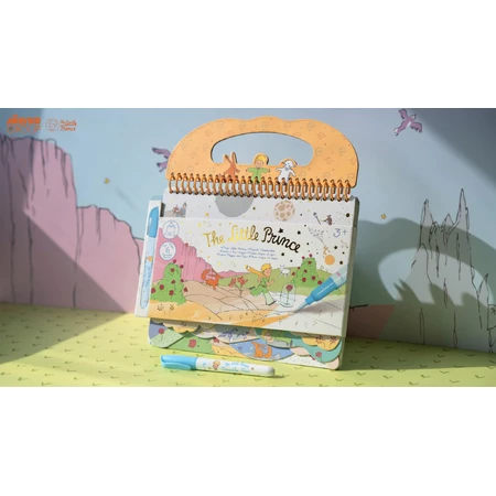 Draagbaar aquarel schilderboek - Kleine lettertjes