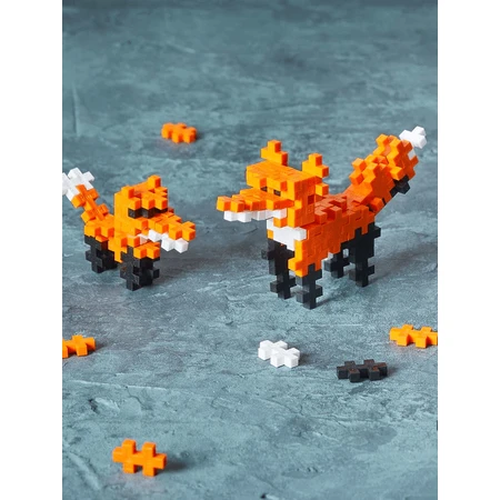Plus-Plus construction set, 100 pieces tube, Fox