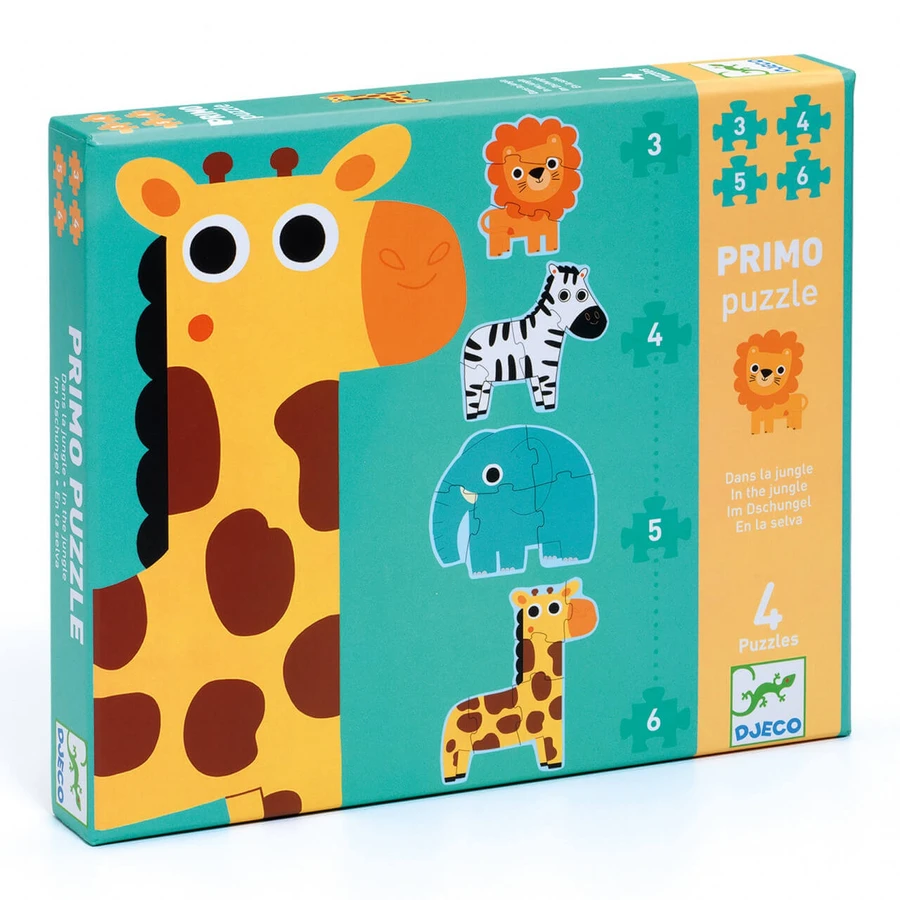 Puzzle progressivo Djeco nella giungla