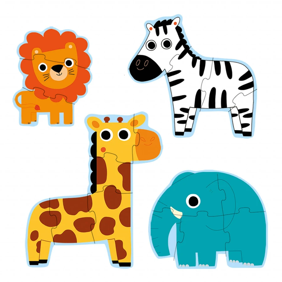 Puzzle progressivo Djeco nella giungla