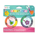 Kit di gioielli fai da te Creatibles Enchanted Flowers - plastilina essiccata all'aria - set di 6 colori e accessori
