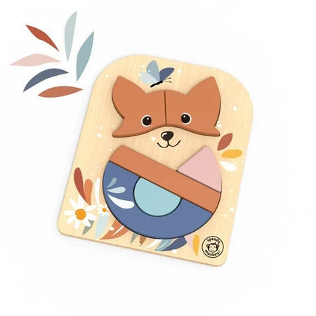 Houten puzzel Fox Fox, Speedy Monkey