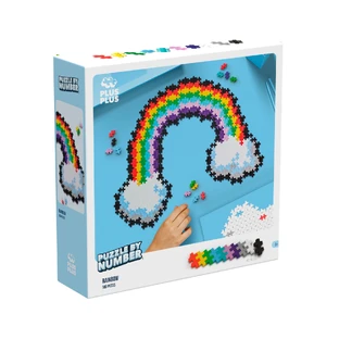 Puzzles numériques Plus-Plus, 500 pièces, arc-en-ciel