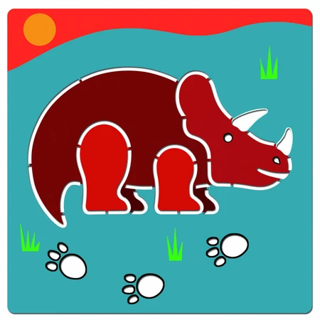Djeco dinosaurus klompen