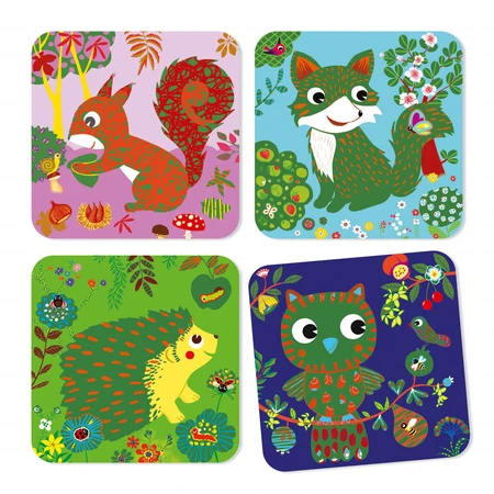 Djeco Kreativ-Rasierset, Freundliche Tiere