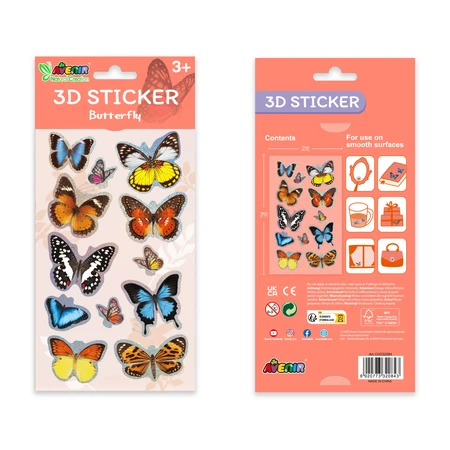 Naklejki 3D - Motyle, kolekcja Natural Creations: ceny i cechy