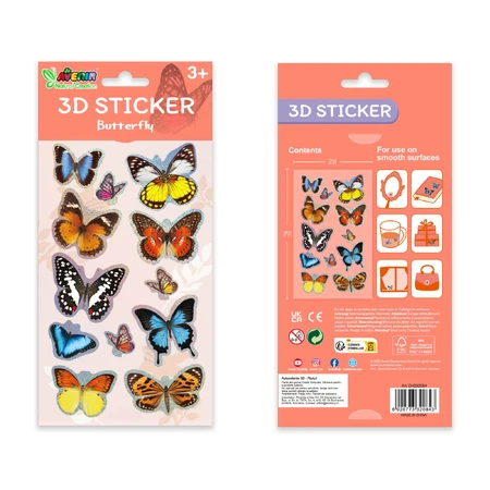 Naklejki 3D - Motyle, kolekcja Natural Creations: ceny i cechy