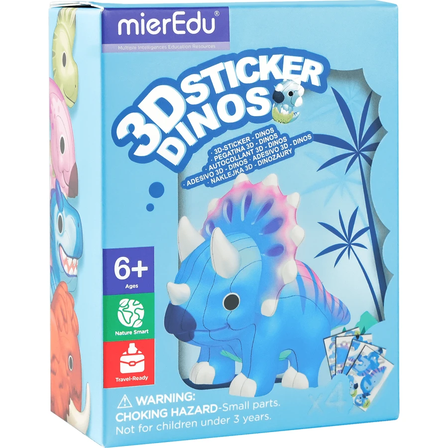 3D-Aufkleber - Dinosaurier