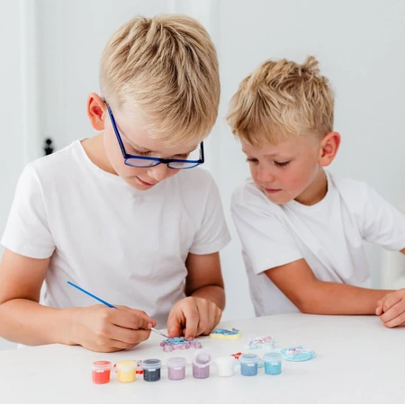 Creative DIY 2 in 1 set, Create bracelets and figurines from plaster, Disney Lilo and Stitch