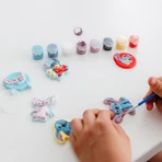 Creative DIY 2 in 1 set, Create bracelets and figurines from plaster, Disney Lilo and Stitch
