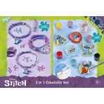 Creative DIY 2 in 1 set, Create bracelets and figurines from plaster, Disney Lilo and Stitch