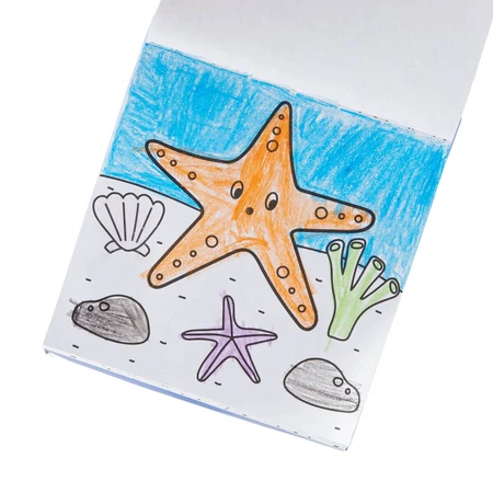 Sea Life Malbuch und Buntstifte Set - tragbar