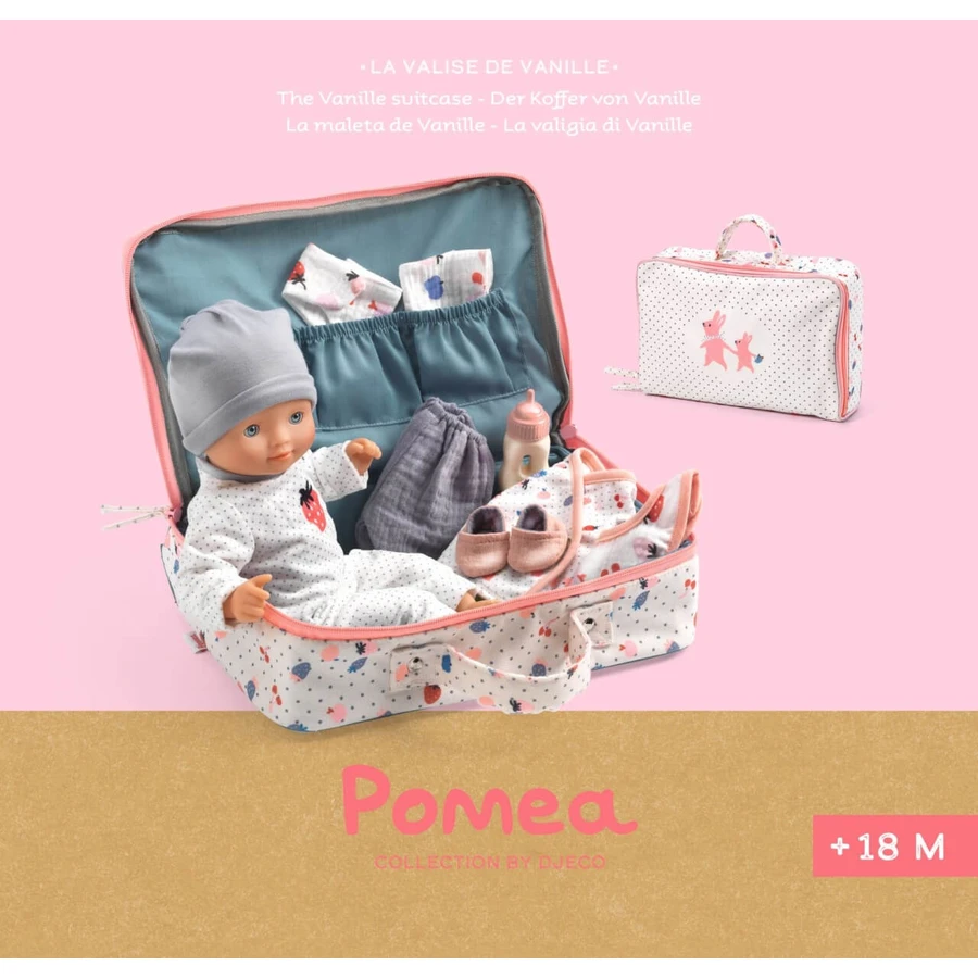 Colectia Pomea Bebelusul Vanille cu accesorii, Djeco