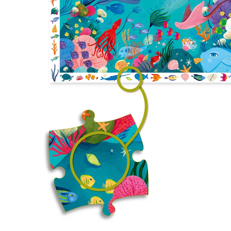 Puzzle di osservazione Djeco, Aquatic