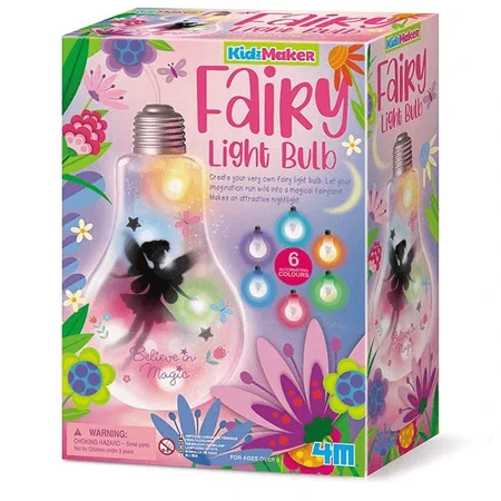 Creative set - Enchanted light bulb with fairies