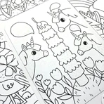 Set para colorear con dibujos secretos Undercover Art - Unicornios