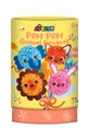 Set creativo Pom Pom - bouquet di animali