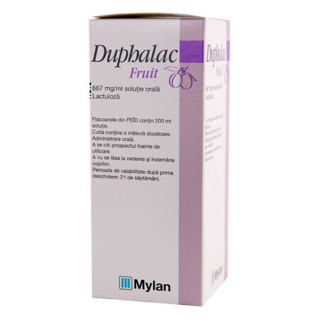 Duphalac Fruit 667 mg / ml x 1 Fläschchen x 200 ml oral sol.