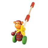 Giocattolo per spingere le scimmie, Orange Tree Toys