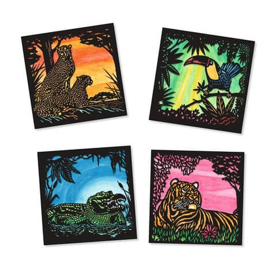 Atelier créatif avec les crayons de couleur Djeco, Backlight
