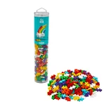 Plus-Plus Baukasten, 240-teilige Röhre, Rainbow Mix, Regenbogenfarben