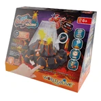 Set educativ STEM - AQUA DRAGONS® Habitat VULCAN cu lava - acvariu cu LED si Aqua Dragons rosii