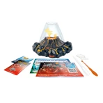 Set educativ STEM - AQUA DRAGONS® Habitat VULCAN cu lava - acvariu cu LED si Aqua Dragons rosii